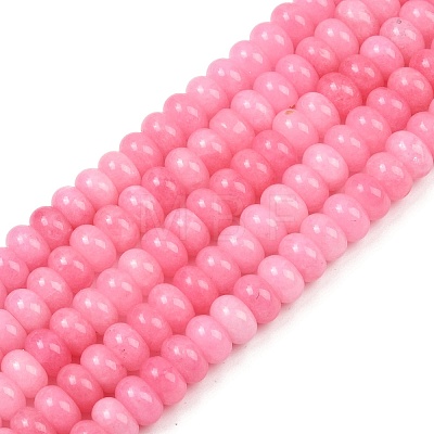 Dyed Natural White Jade Beads Strands X-G-G107-A28-01-1
