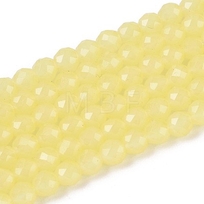 Imitation Jade Glass Beads Strands GLAA-T028-4mm-11H-1