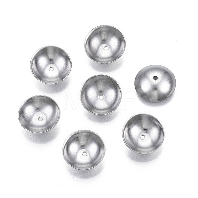 Non-Tarnish 304 Stainless Steel Bead Caps LS-STAS-S057-48C-P-1
