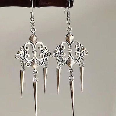 Punk Style Gothic Zinc Alloy Dangle Earrings FS-WGB2001-01-1
