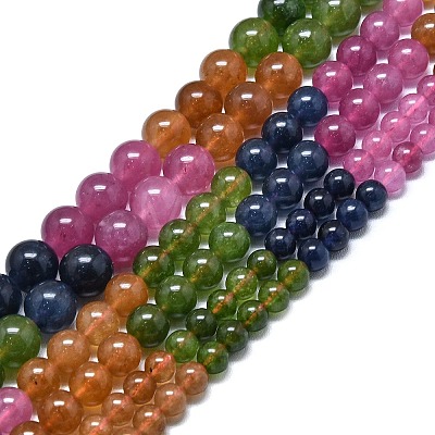 Natural Malaysia Jade Beads Strands G-L645-C01-4mm-11-1