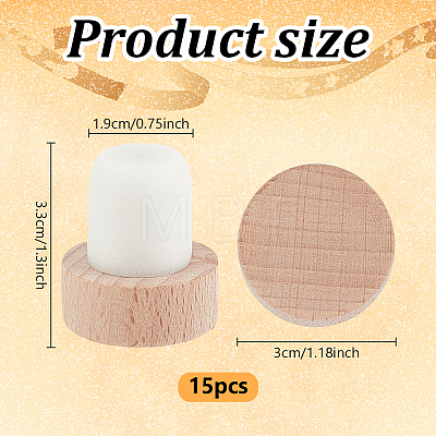Cork Bottle Stoppers AJEW-WH0475-13-1