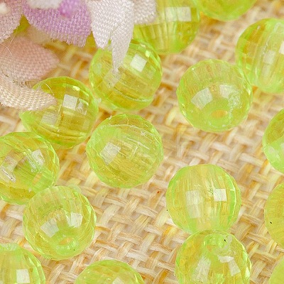 Transparent Acrylic Beads TACR-NH0001-D-14-1