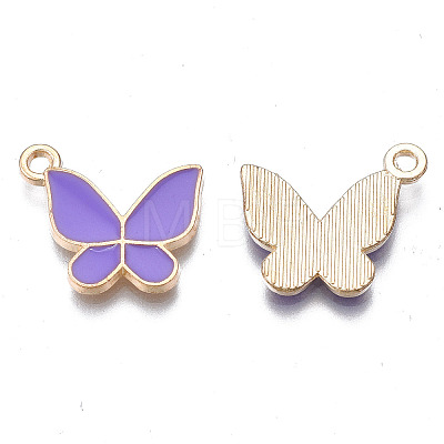 Alloy Enamel Pendants X1-ENAM-T016-23B-RS-1