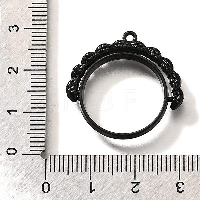 Alloy Open Back Bezel Pendants PALLOY-I223-17EB-1