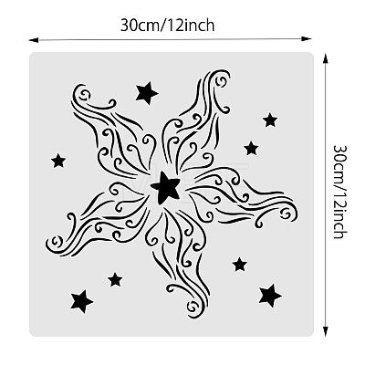 Plastic Drawing Painting Stencils Templates DIY-WH0172-009-1