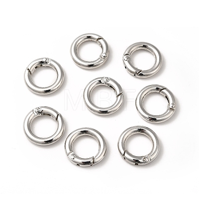 Alloy Spring Gate Rings PALLOY-H245-P-1