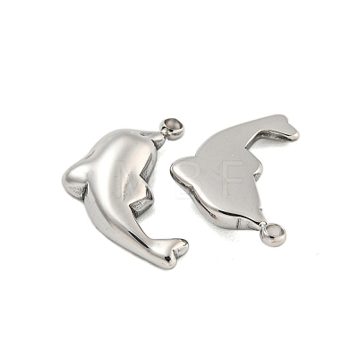 304 Stainless Steel Charms STAS-L080-004P-1