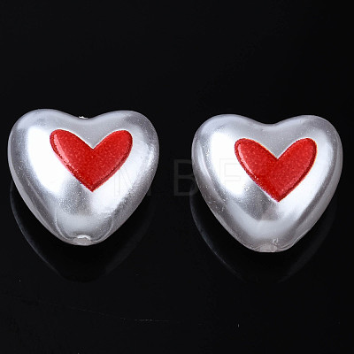 3D Printed ABS Plastic Imitation Pearl Beads KY-S163-440-1