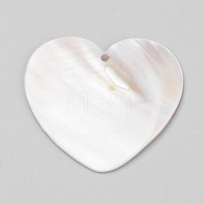 Freshwater Shell Pendants SHEL-Q008-57-1