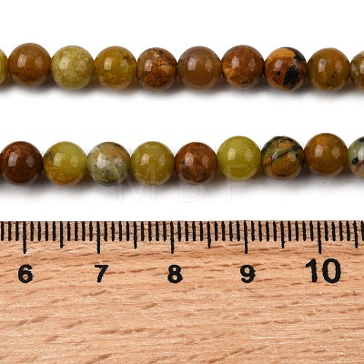 Natural Green Opal Beads Strands G-K245-A17-A02-01-1