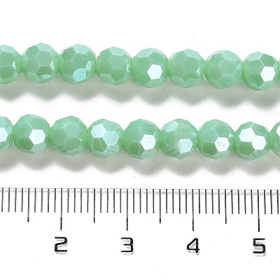 Opaque Glass Beads Strands EGLA-A035-P6mm-A14-1