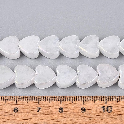 Electroplate Natural Quartz Crystal Beads Strands G-T144-41-1