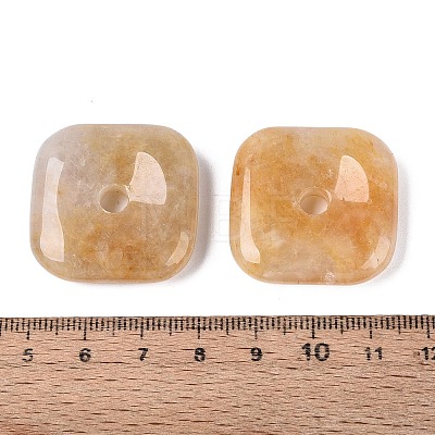 Natural Topaz Jade Pendants G-Q602-02I-1