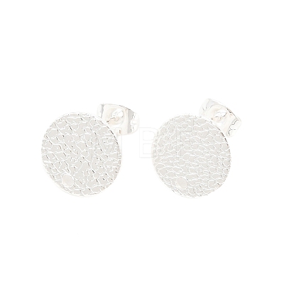 304 Stainless Steel Stud Earring Findings STAS-O119-15C-S-1