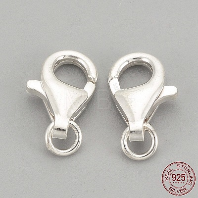 925 Sterling Silver Lobster Claw Clasps STER-S002-59-1