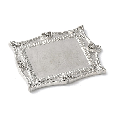 Brass Brass Pendant Cabochon Settings LS-KK-V005-02P-04-1