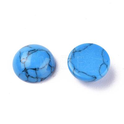 Synthetic Turquoise Cabochons G-G788-B-06-1