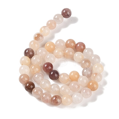 Natural Lilac Jade Beads Strands G-P530-B02-03-1