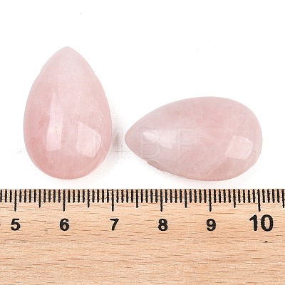 Natural Rose Quartz Pendants G-B195-02I-1