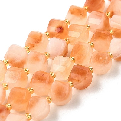 Natural Quartz Dyed Beads Strands G-U023-A02-18-1