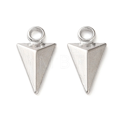 Zinc Alloy Faceted Spike Pendants AL-CBA6F5A-01P-1