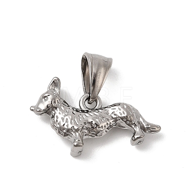 Animal Theme 304 Stainless Steel Pendants STAS-B167-27G-P-1