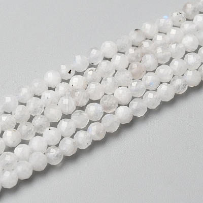 Natural Rainbow Moonstone Beads Strands X-G-O186-D02-01-1