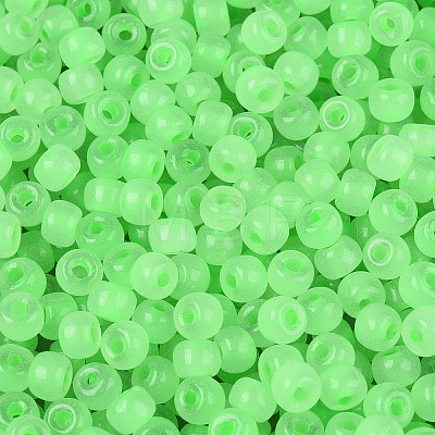 6/0 Transparent Inside Colours Glass Seed Beads SEED-N008-08T-1
