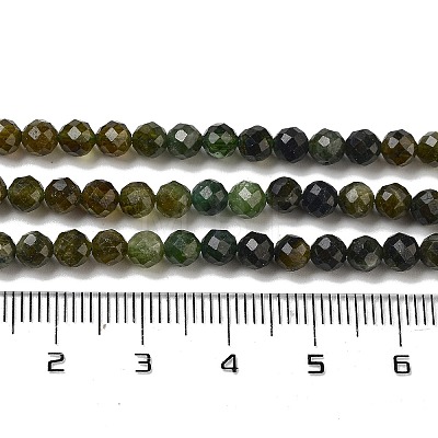 Natural Green Tourmaline Beads Strands G-B088-C07-04-1