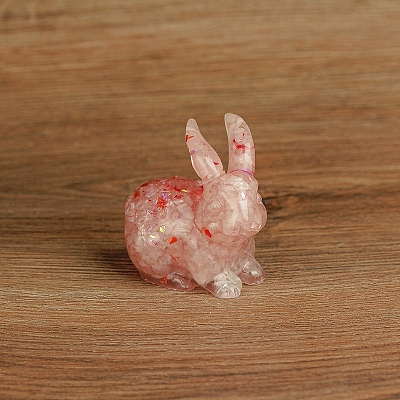 Resin Rabbit Display Decoration PW-WG86620-09-1