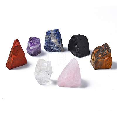 Natural Mixed Gemstone Rough Raw Stones G-N0326-80-1