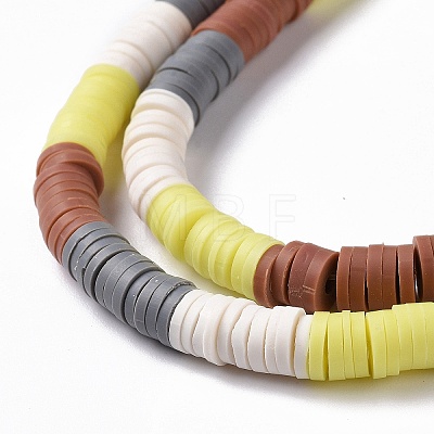 Handmade Polymer Clay Bead Strands CLAY-C003-02C-1