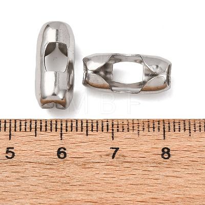 Tarnish Resistant Stainless Steel Ball Chain Connectors LS-STAS-L018B-P-1