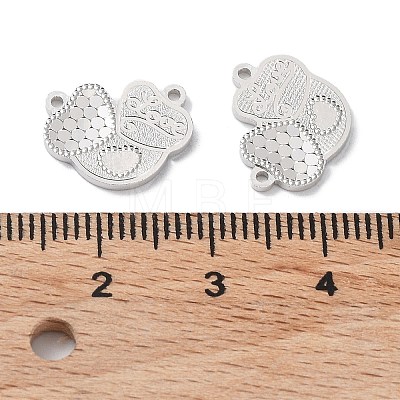 Rhodium Plated 925 Sterling Silver Charms STER-C003-10P-1