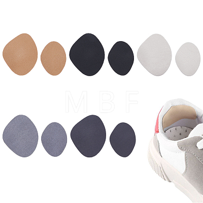 5 Sets 5 Colors Microfiber Leather Self-Adhesive Heel Cushion Sets FIND-FH0006-35-1