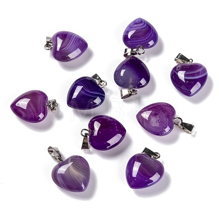 Natural Agate Pendants X-G-I311-A01-1