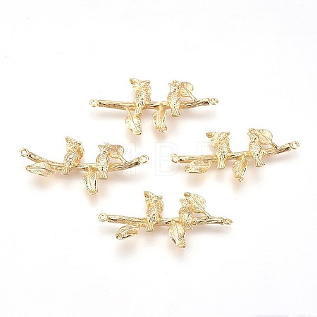 Brass Links connectors LS-KK-P153-05G-NF-1