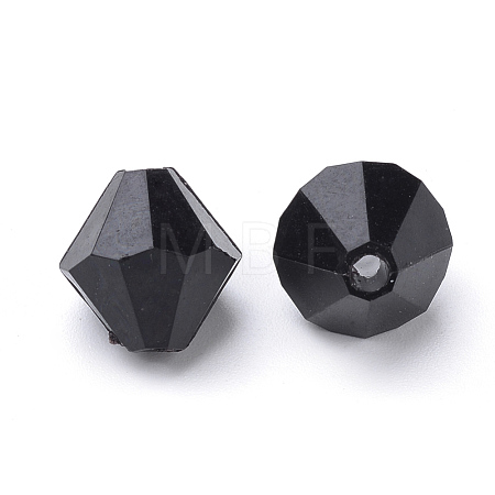 Opaque Acrylic Beads TACR-S146-6mm-27-1