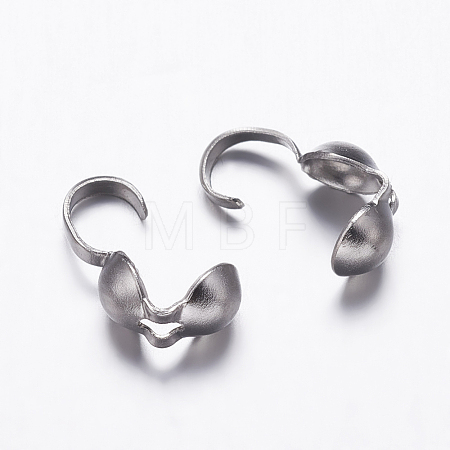 Tarnish Resistant 304 Stainless Steel Smooth Surface Bead Tips X-STAS-P161-19-1