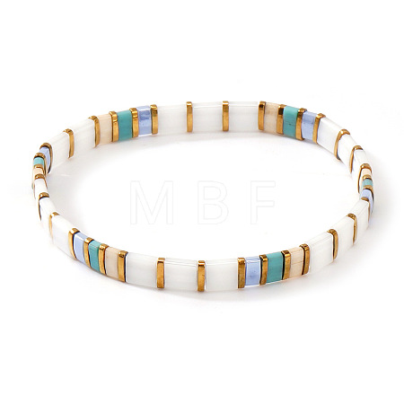 Glass Seed Beads Stretch Bracelets for Women MI7337-5-1