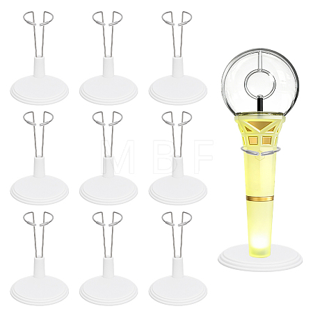 Mini Plastic & Metal Doll Display Stand AJEW-WH0696-631B-1