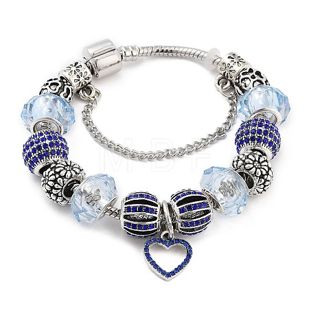 Tibetan Style Alloy European Bracelets LS-BJEW-M320-01AS-1