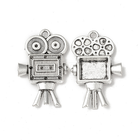 Tibetan Style Alloy Pendants TIBEP-L019-01AS-1