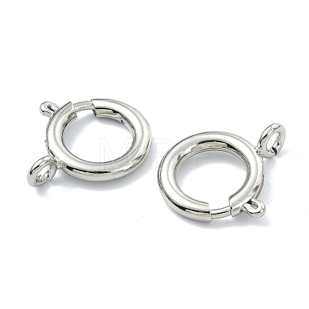 SHEGRACE Brass Spring Ring Clasps XGRPCN018-224P-1
