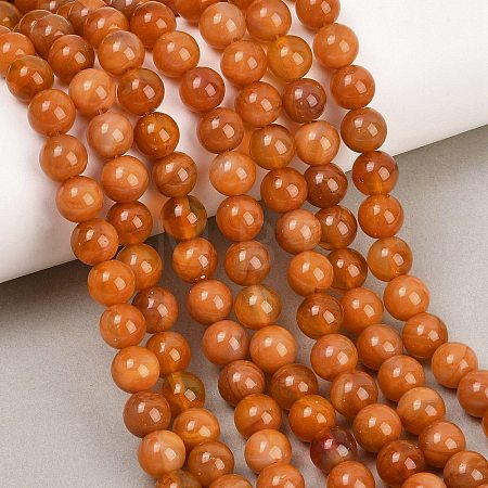 Handmade Lampwork Beads Strand LAMP-B056-8mm-14-1