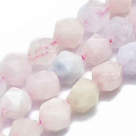 Natural Morganite Beads Strands G-K303-B03-8mm-1