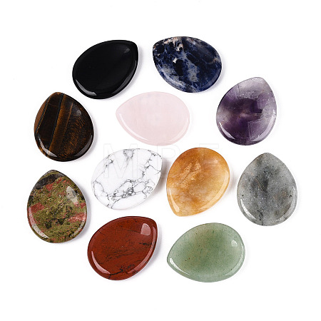 Natural Mixed Stone Worry Stones for Anxiety G-T144-13M-1
