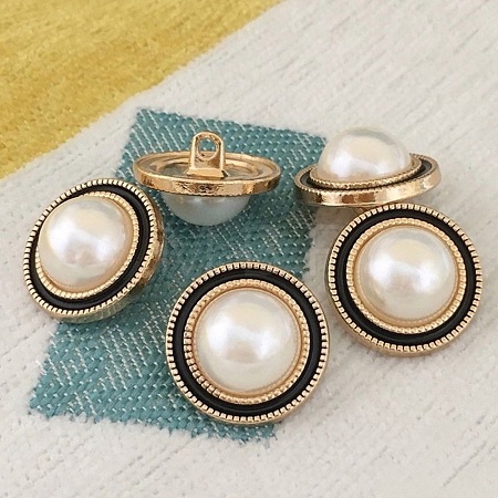 Alloy Enamel Shank Buttons PW-WG7AF6A-02-1