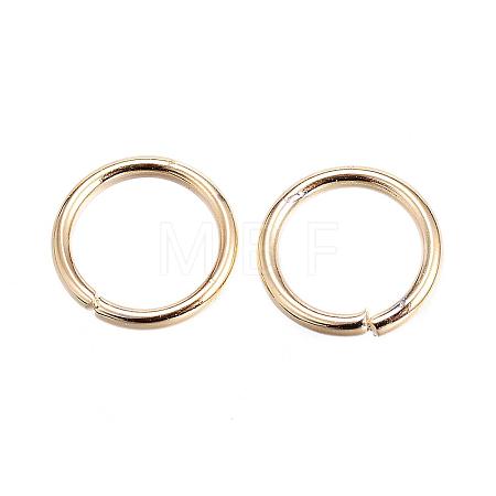 304 Stainless Steel Open Jump Rings STAS-P099-02G-1